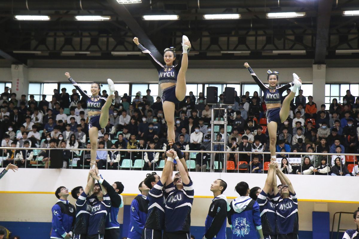 The cheerleading squad continued the spectacle with synchronized moves and thrilling throws, providing a perfect ending to the opening ceremony of the school sports meet.