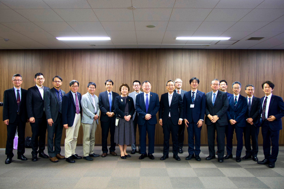 NYCU President Chi-Hung Lin led a delegation to Tokyo Institute of Technology to share the experience of the university merger.
