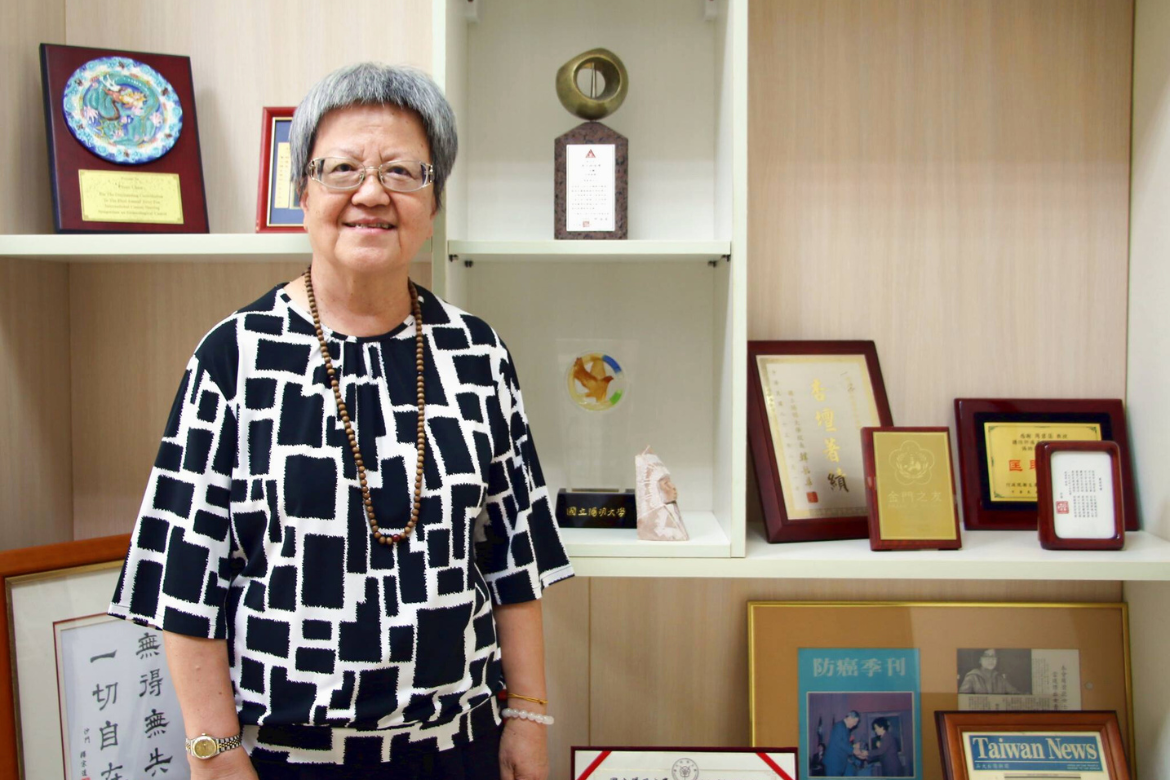 Professor Pesus Chou, who has dedicated her life to public health, founded the Crusade in 1978 and continues to personally lead them in service today.