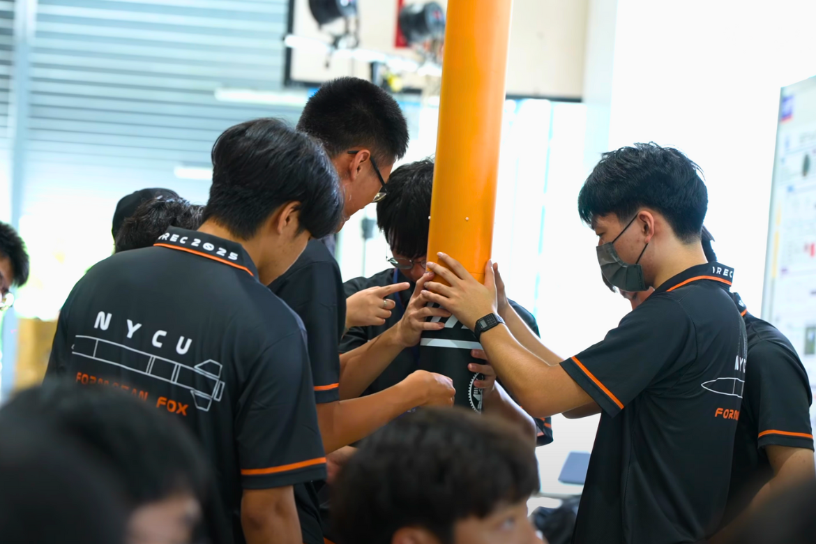 NYCU’s rocketry team participated in the inaugural Rocket Taiwan Cup, organized by the TASA, successfully launching their rocket at the Xuhai Research Rocket Base.