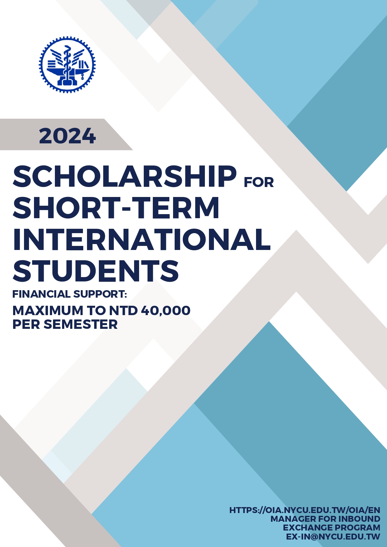 Scholarship for Short-term International Students-NYCU Office of ...