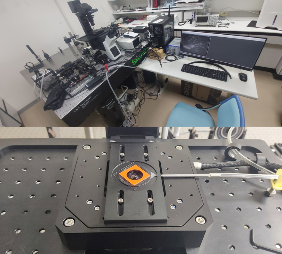 Multi-functional Integrated Single-Molecule Fluorescence Microscope and Spectrofluorometer •	Multi-functional Integrated Single-Molecule Fluorescence Microscope 