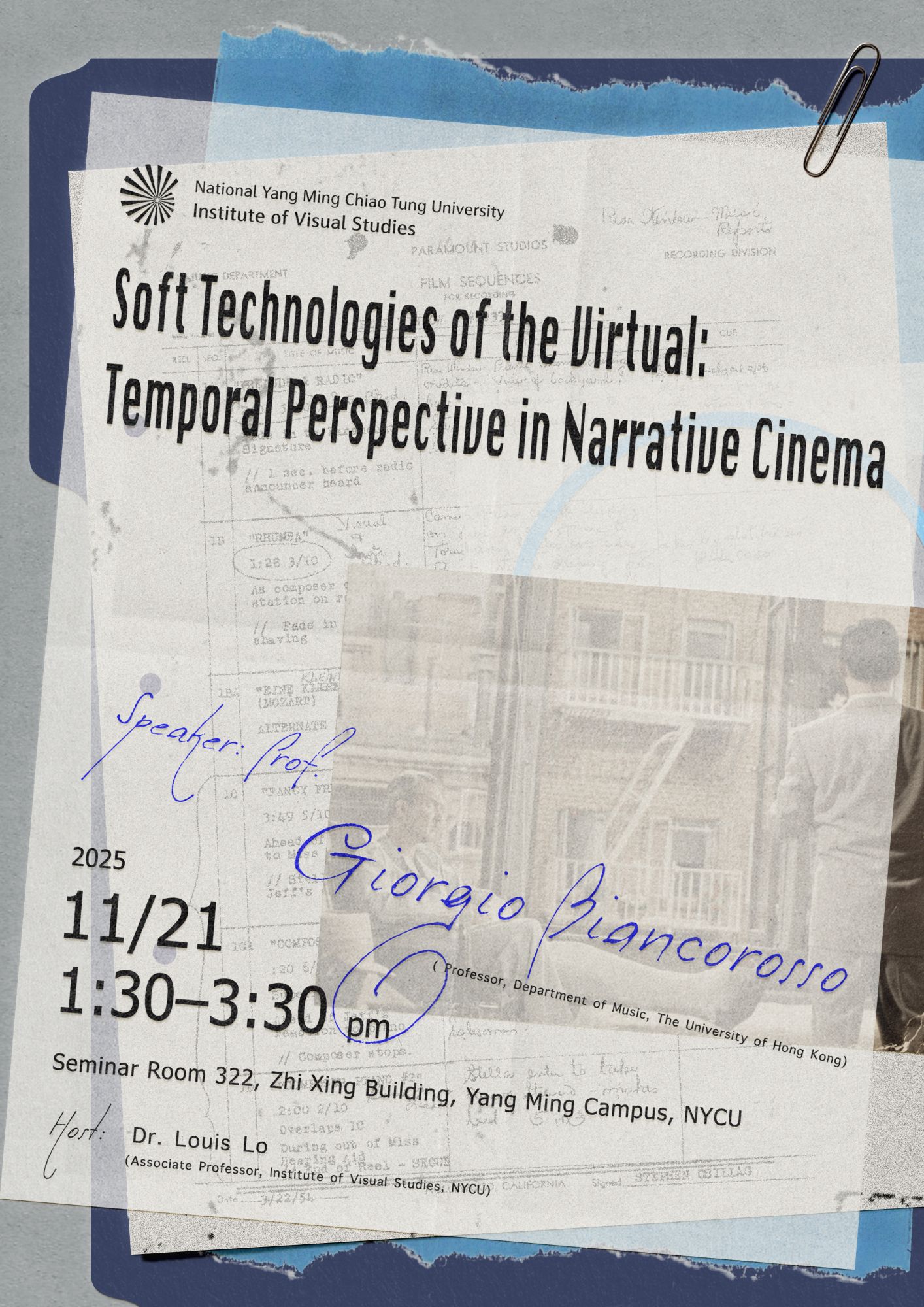 香港大學Giorgio Biancorosso教授講座